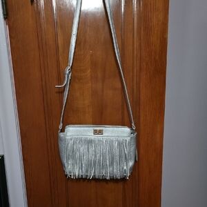 Silver Crossbody Purse